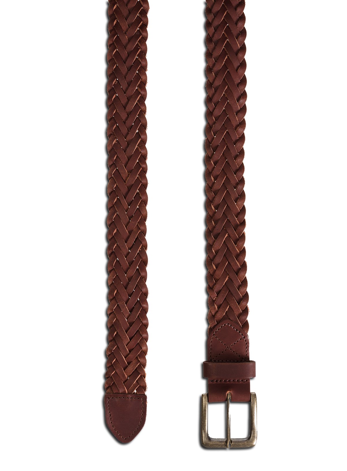 Brown Plaited Leather Belt Review