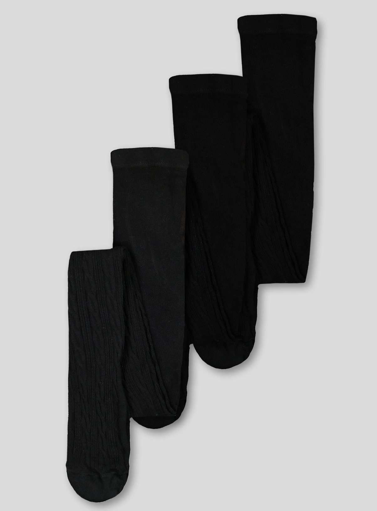 Black Cable Super Soft Tights 3 Pack Review