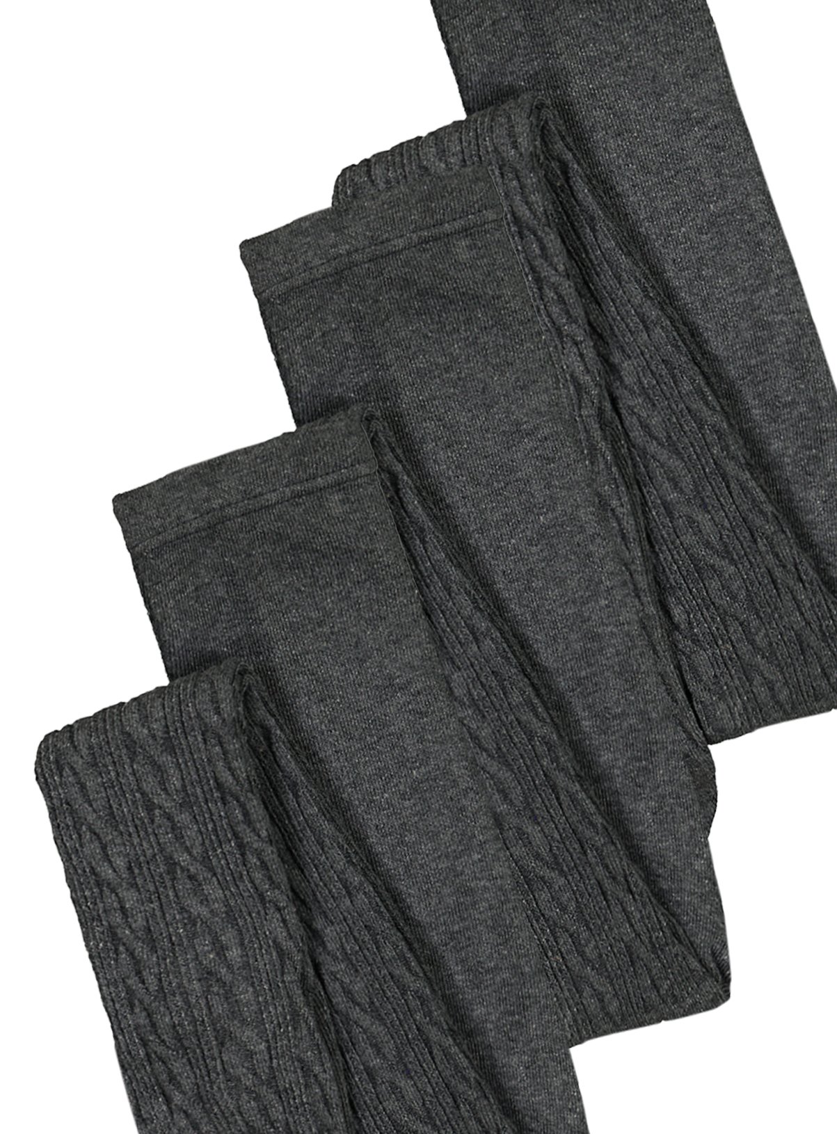 Grey Cable Super Soft Tights 3 Pack Review