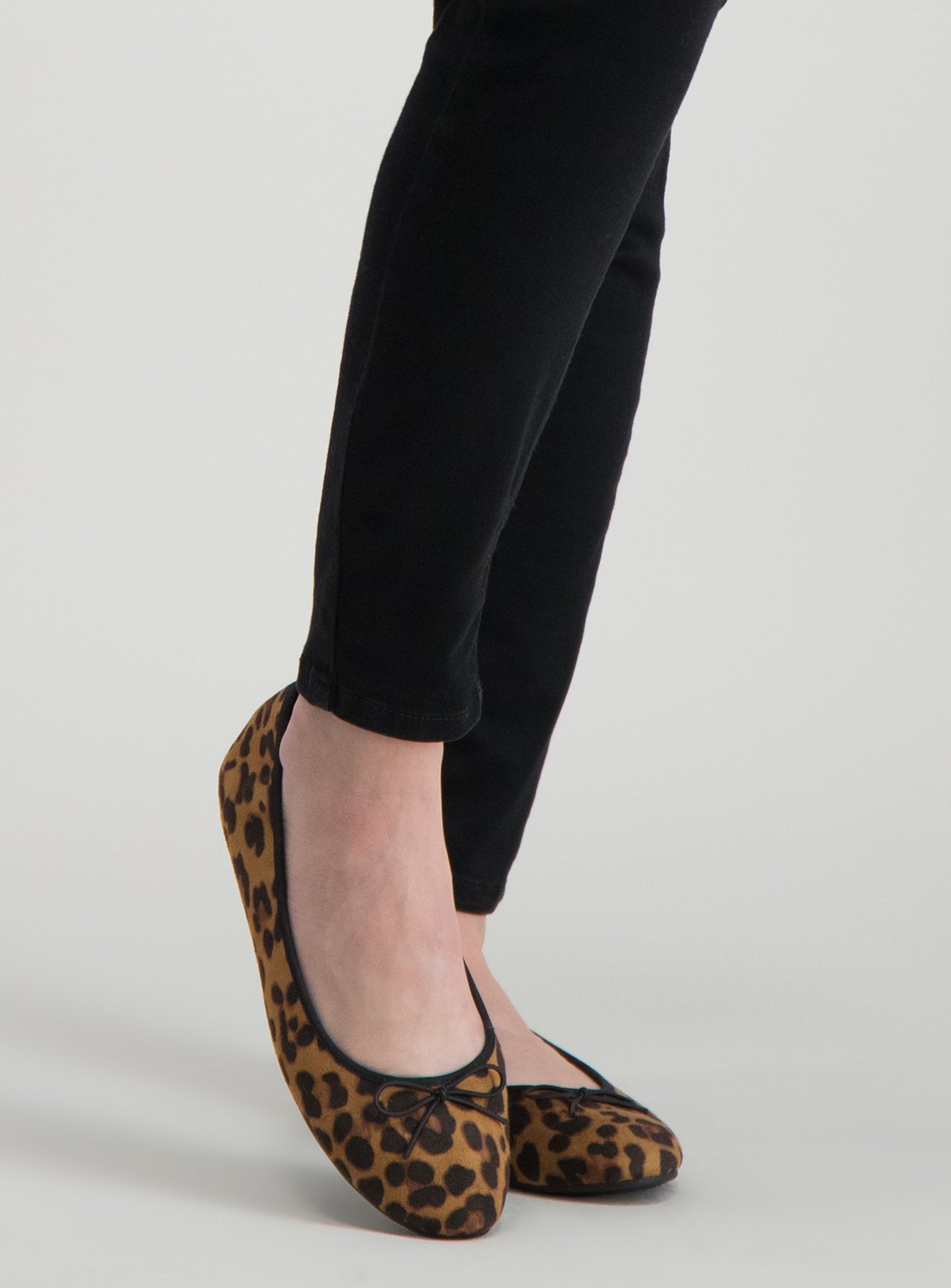 Tan & Black Animal Print Ballerina Shoes Review