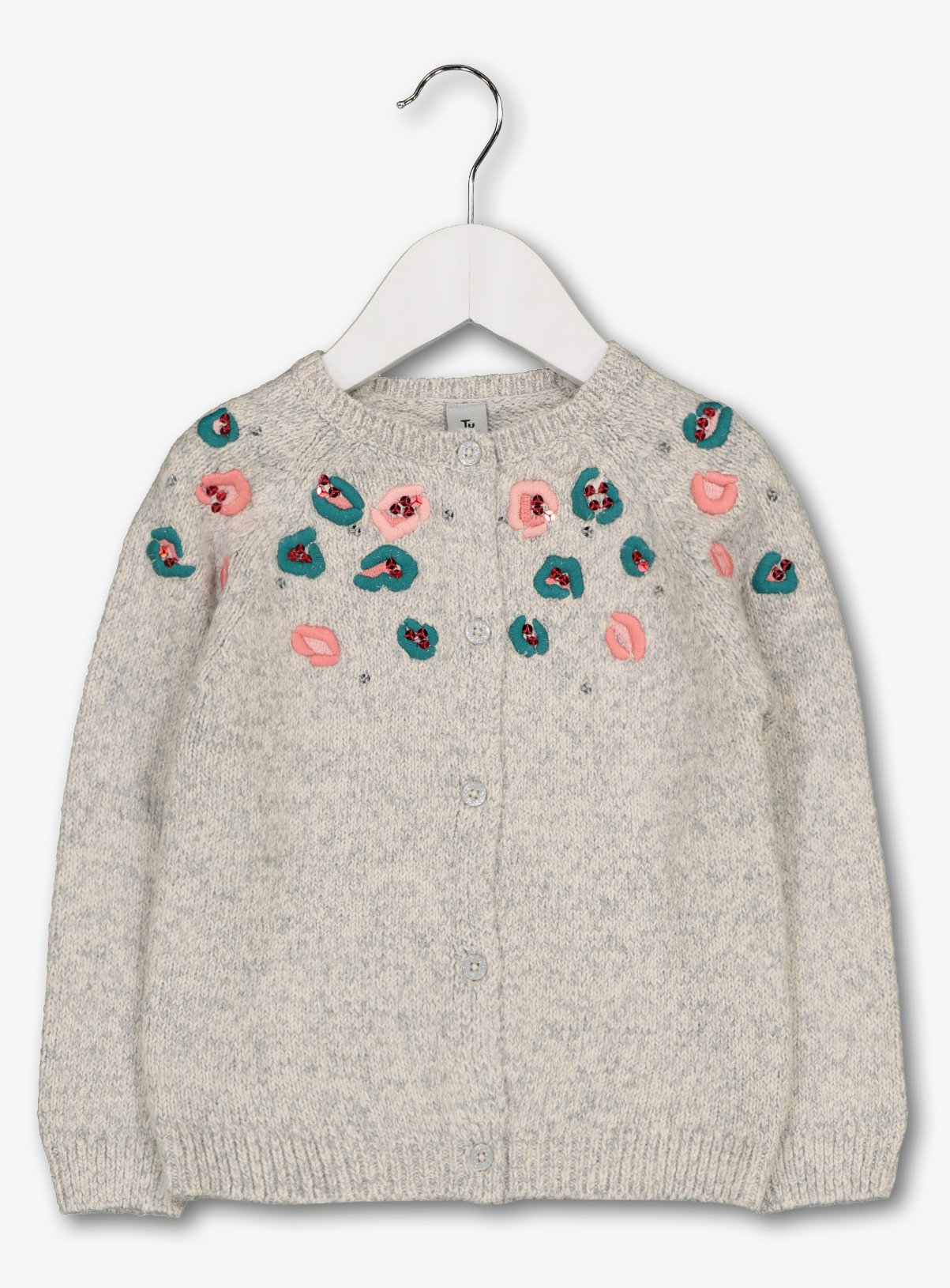 pale grey cardigan
