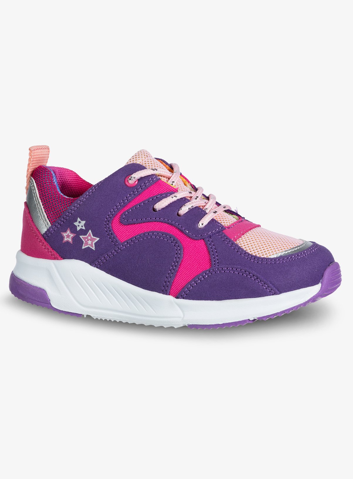 Purple Bright Colour Block Trainers Review