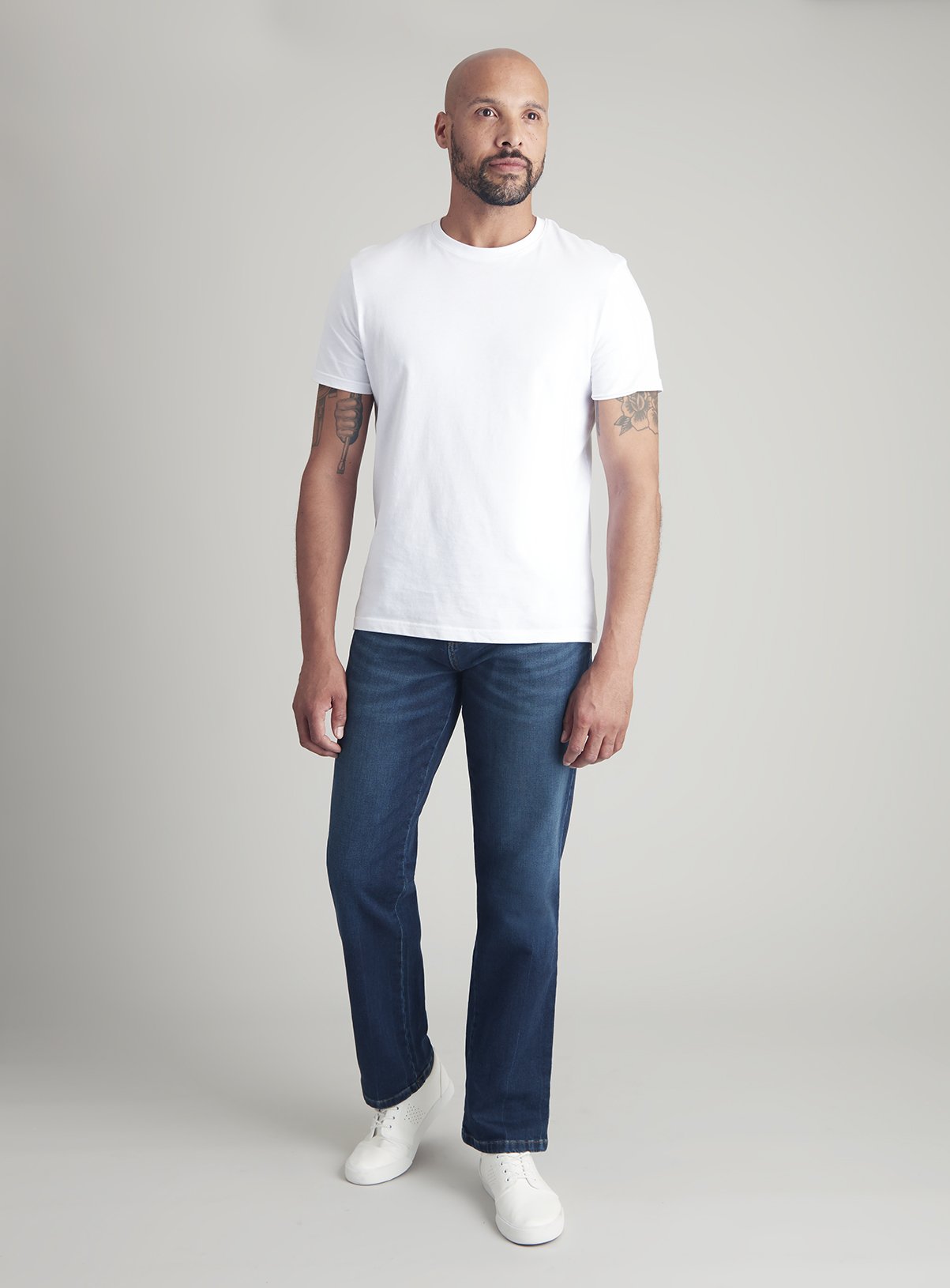 Mid Wash Denim Straight Fit Ultimate Comfort Jeans Review