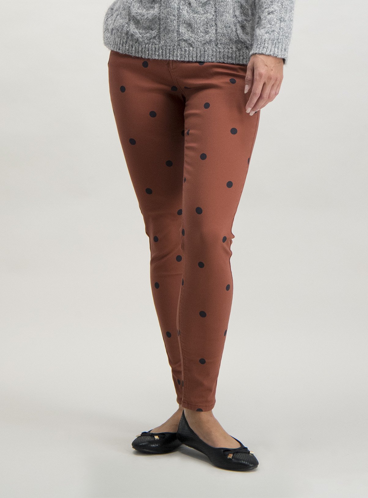 rust coloured jeans