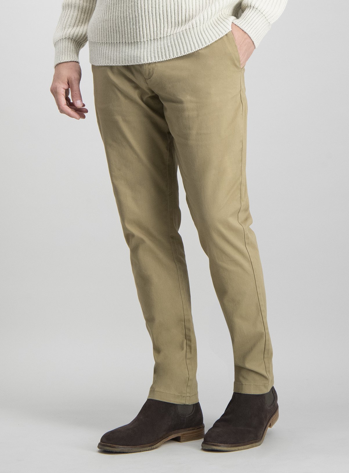 stone slim fit chinos