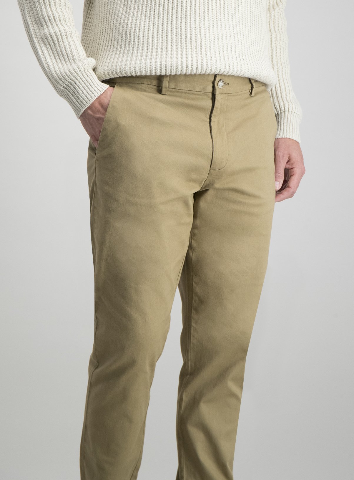 stone slim chinos