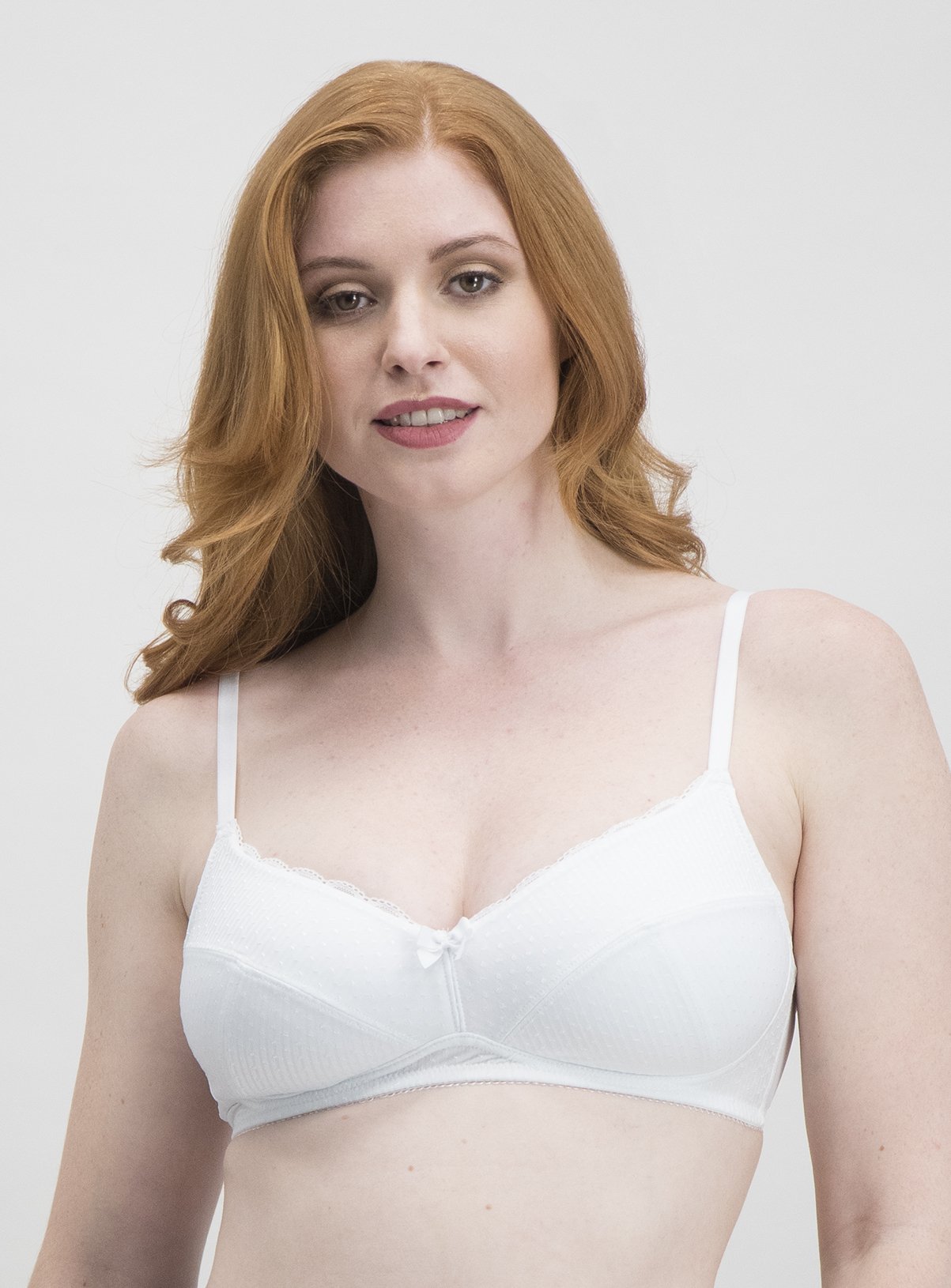 White Super Soft Padded Comfort Bra Review