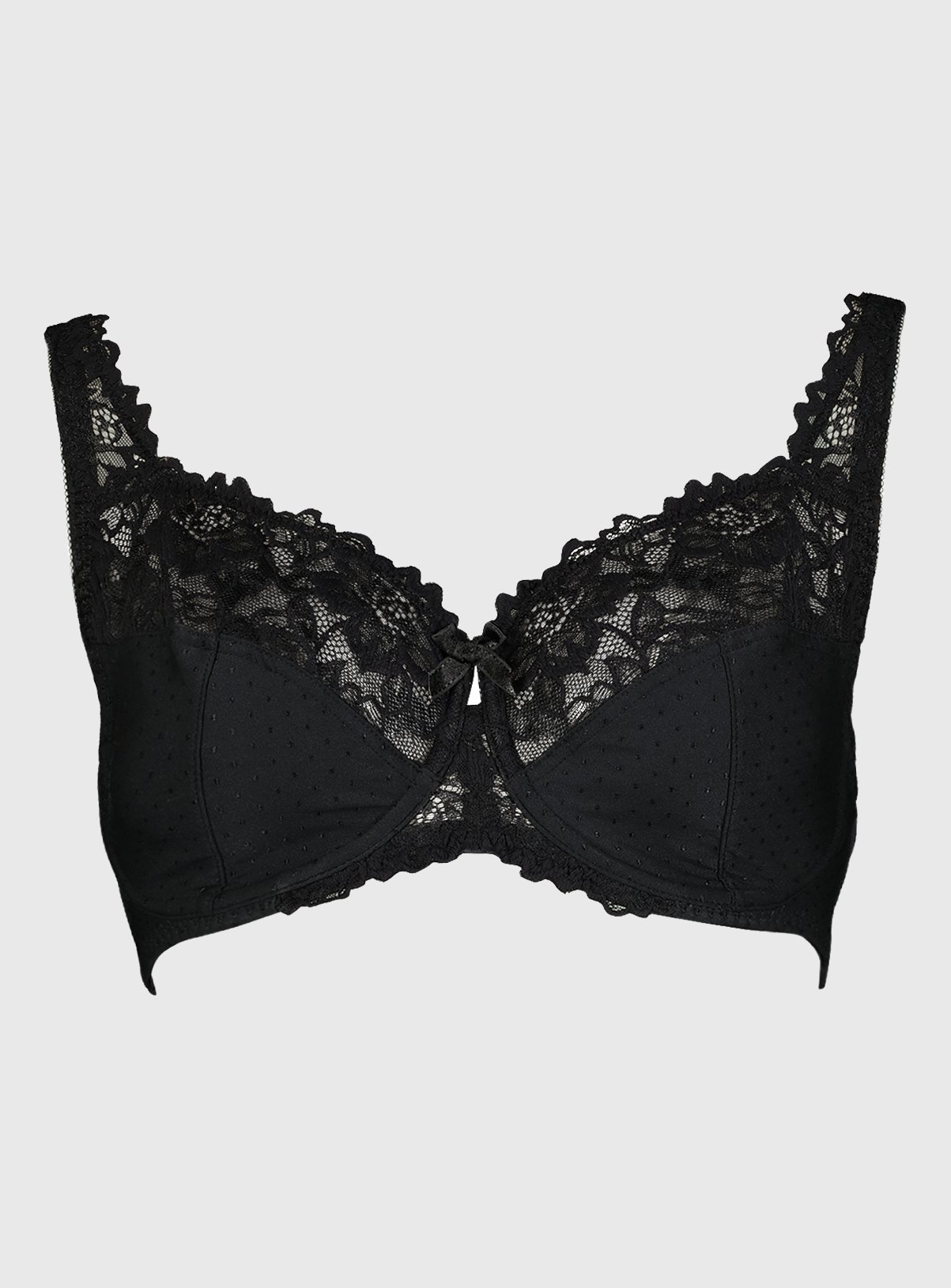 DD+ Black Comfort Lace Full Cup Bra Review