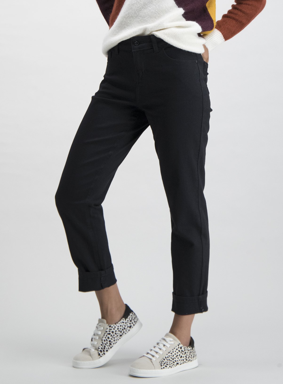 stretch girlfriend jeans