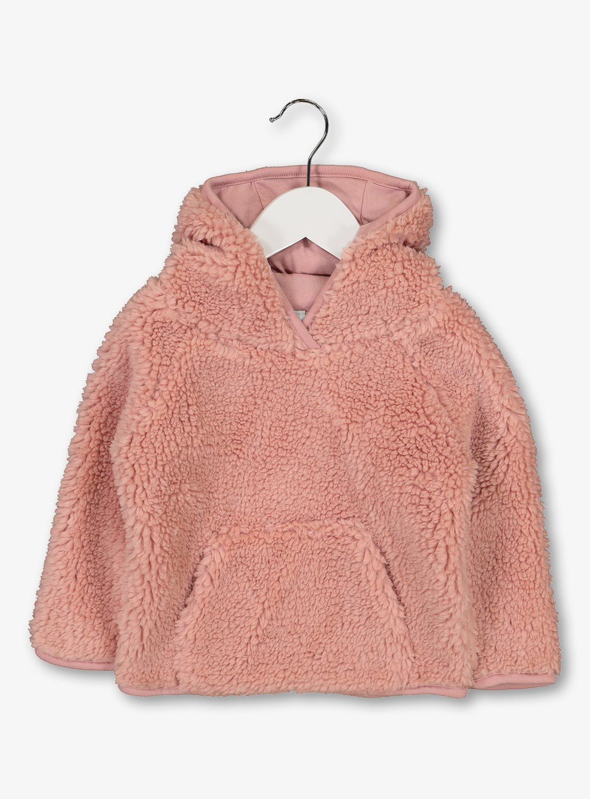 pink fluffy hoodie