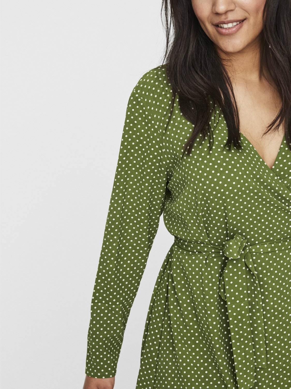 Green Spotted Dress Review