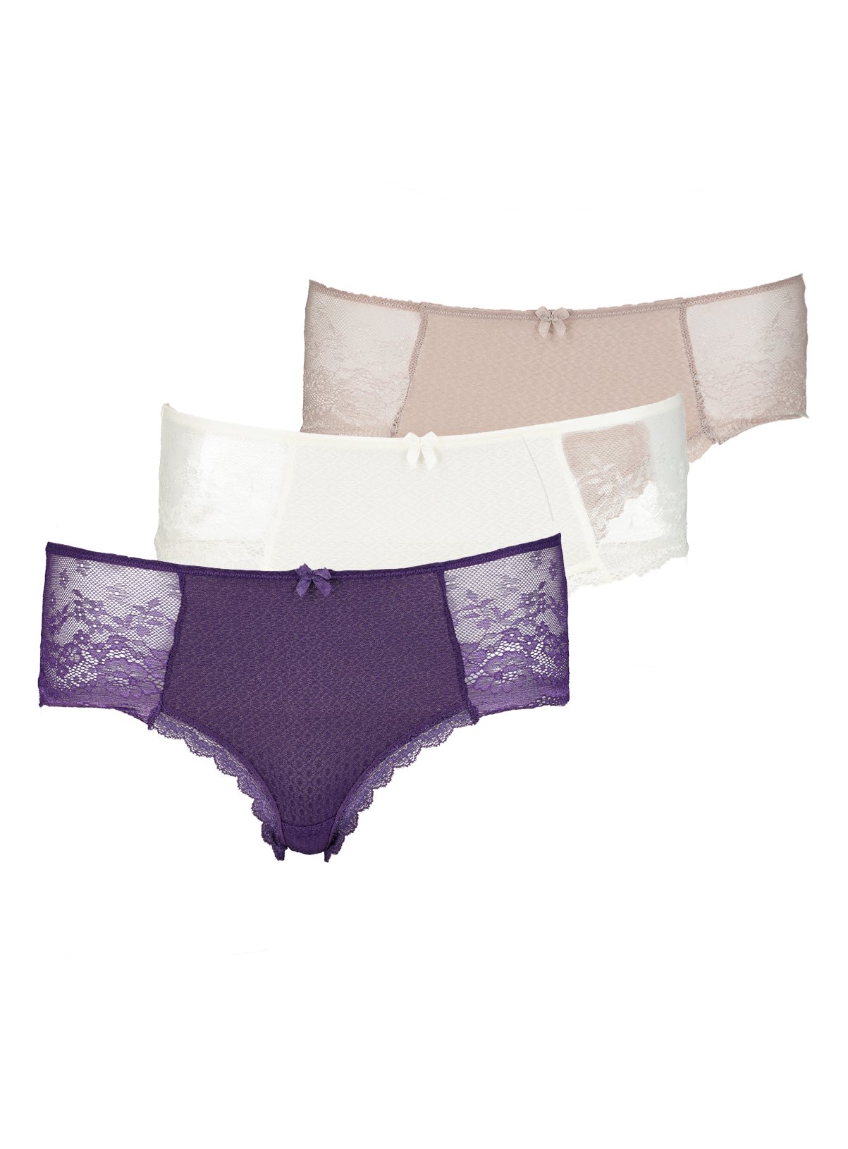 Multicoloured Textured Mesh Knicker 3 Pack Review