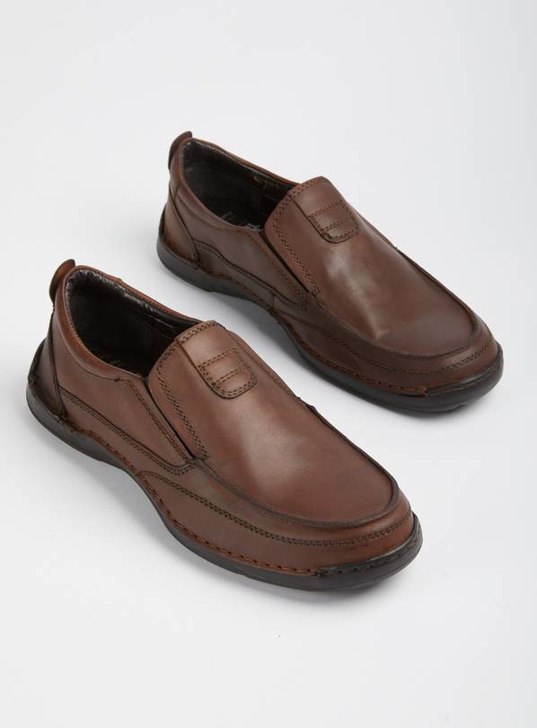 Buy Sole Comfort Brown Leather Slip On Shoes 7 Formal Shoes