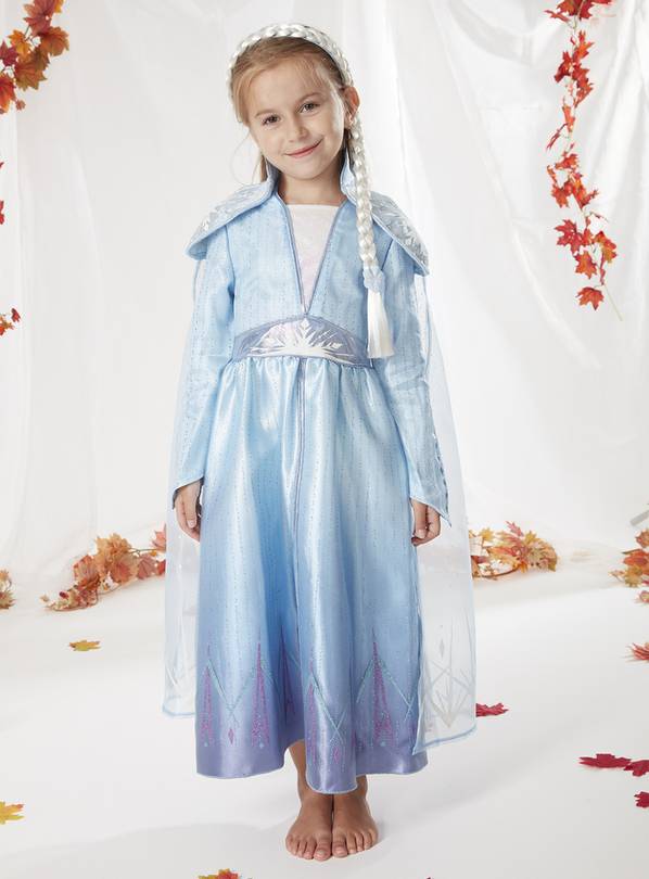 Buy Disney Frozen 2 Elsa Blue Costume - 9-10 years | Kids fancy dress  costumes | Argos