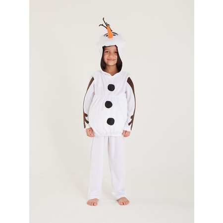 Disney Frozen Olaf White Costume - 3-4 Years