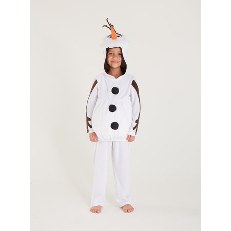 Disney Frozen Olaf White Costume - 5-6 years