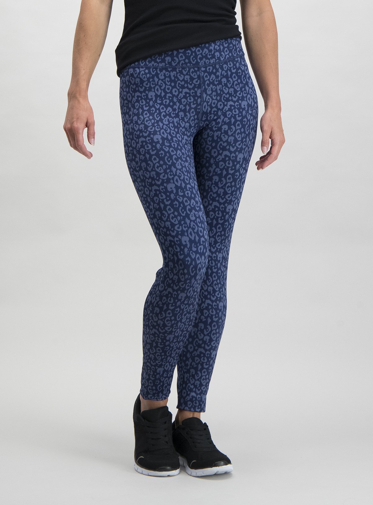 leopard running leggings