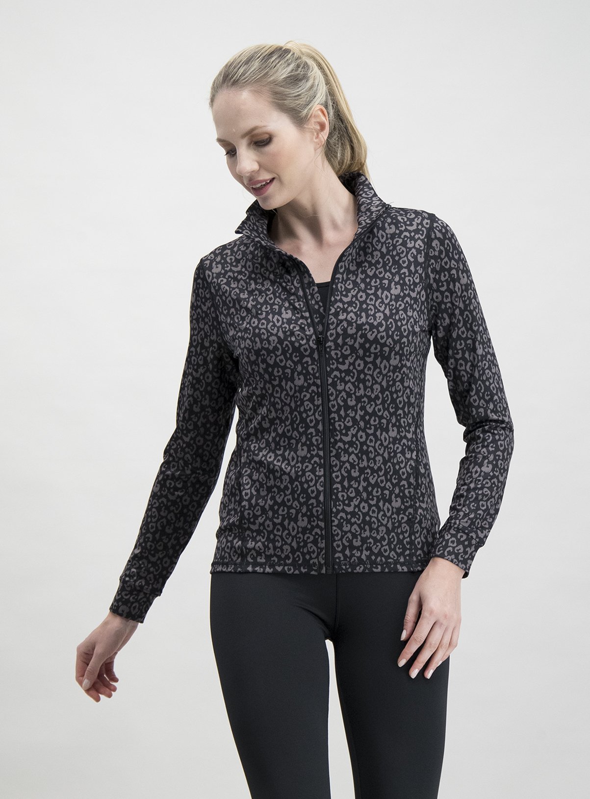 Online Exclusive Active Grey Leopard Print Jacket Review