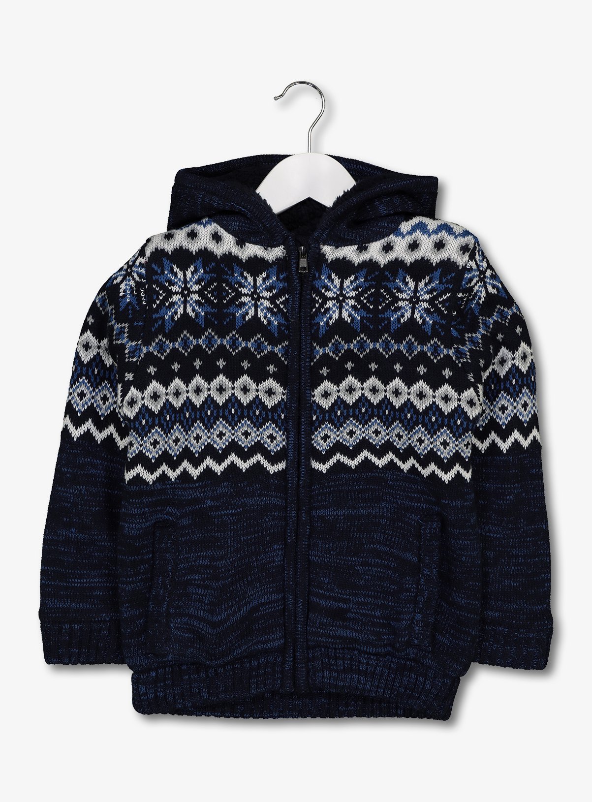borg lined cardigan womens