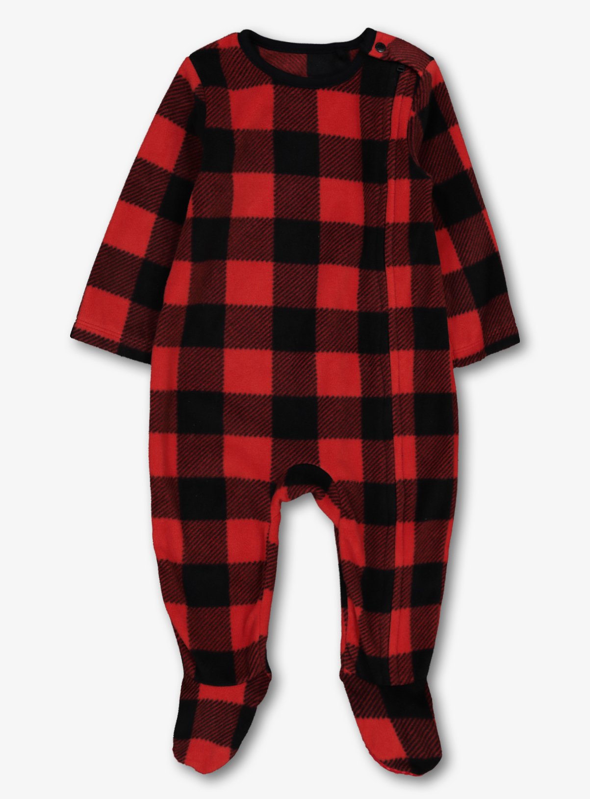 baby tartan sleepsuit