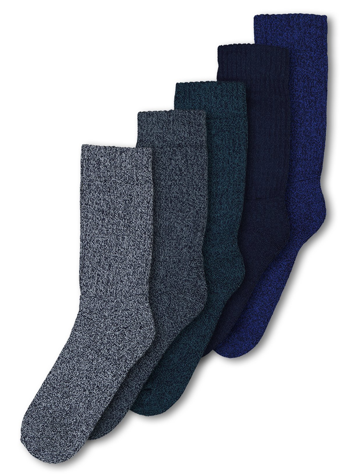 Blue Cushioned Comfort Socks 5 Pack Review