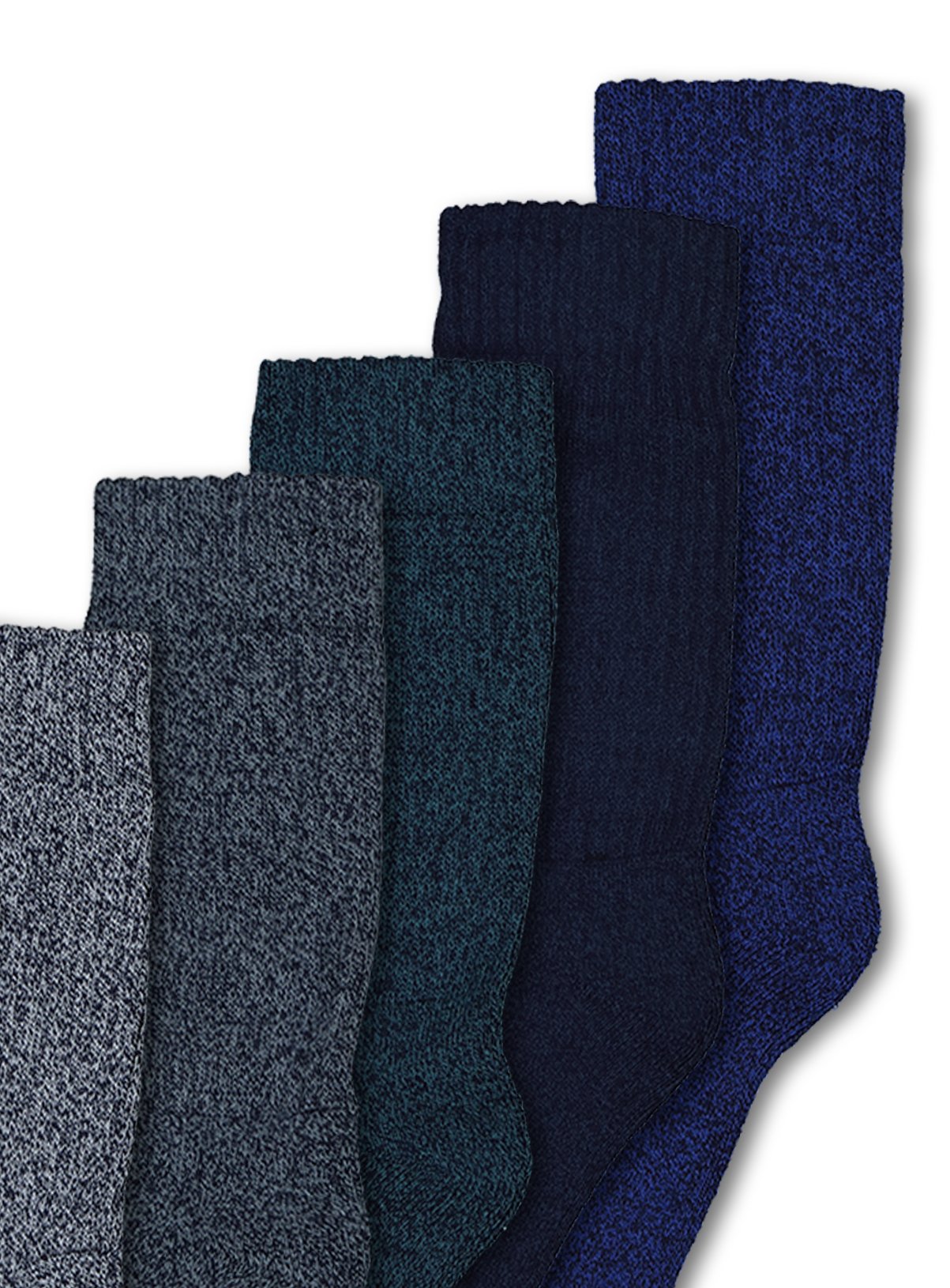 Blue Cushioned Comfort Socks 5 Pack Review