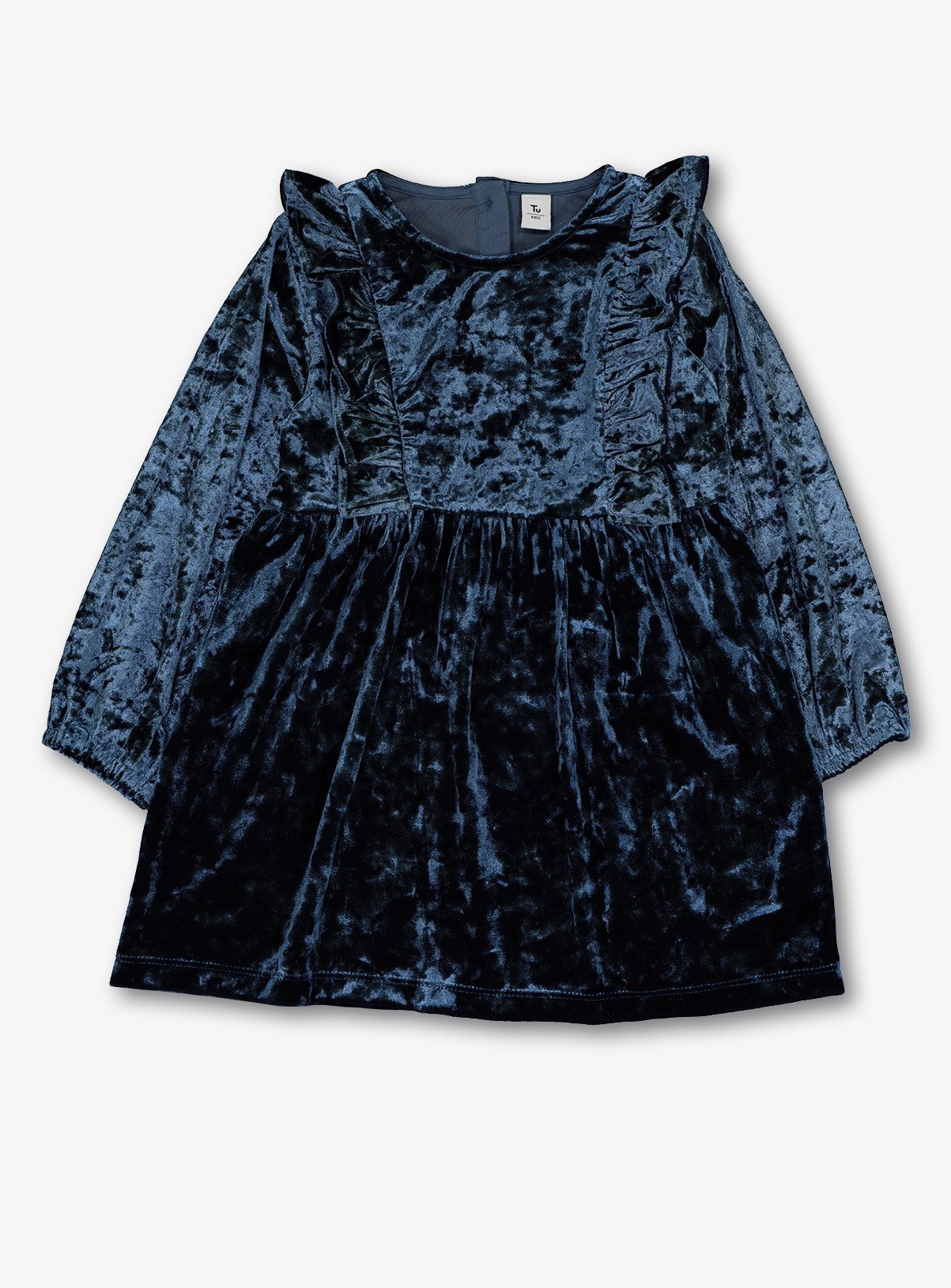 Navy Blue Velour Party Dress Review