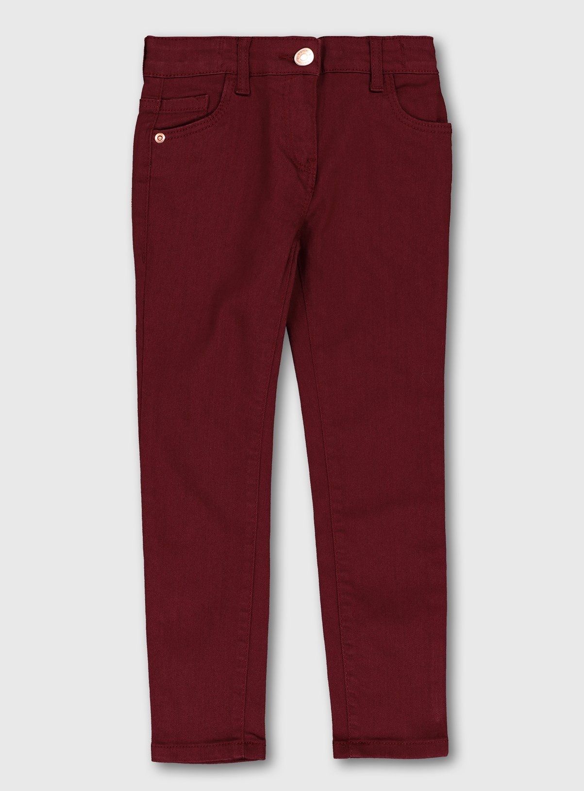 maroon colour jeans