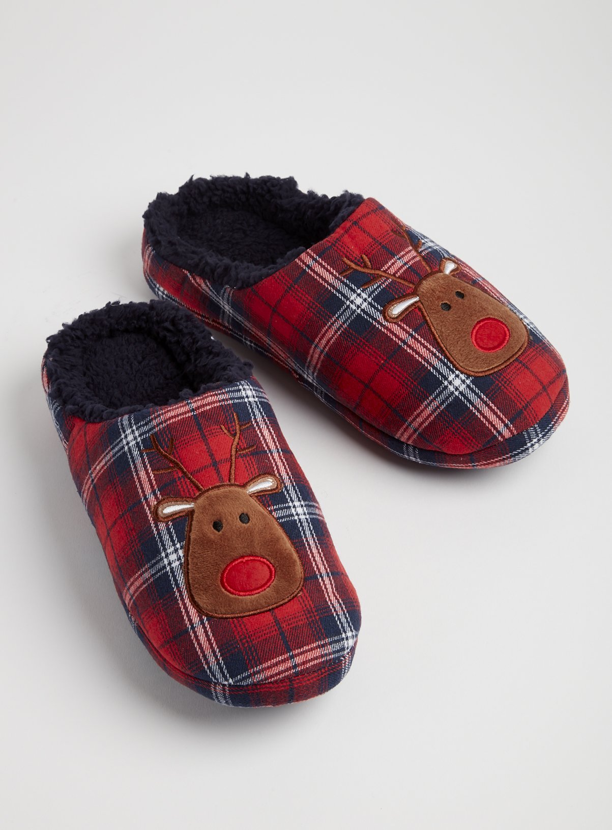mens reindeer slippers
