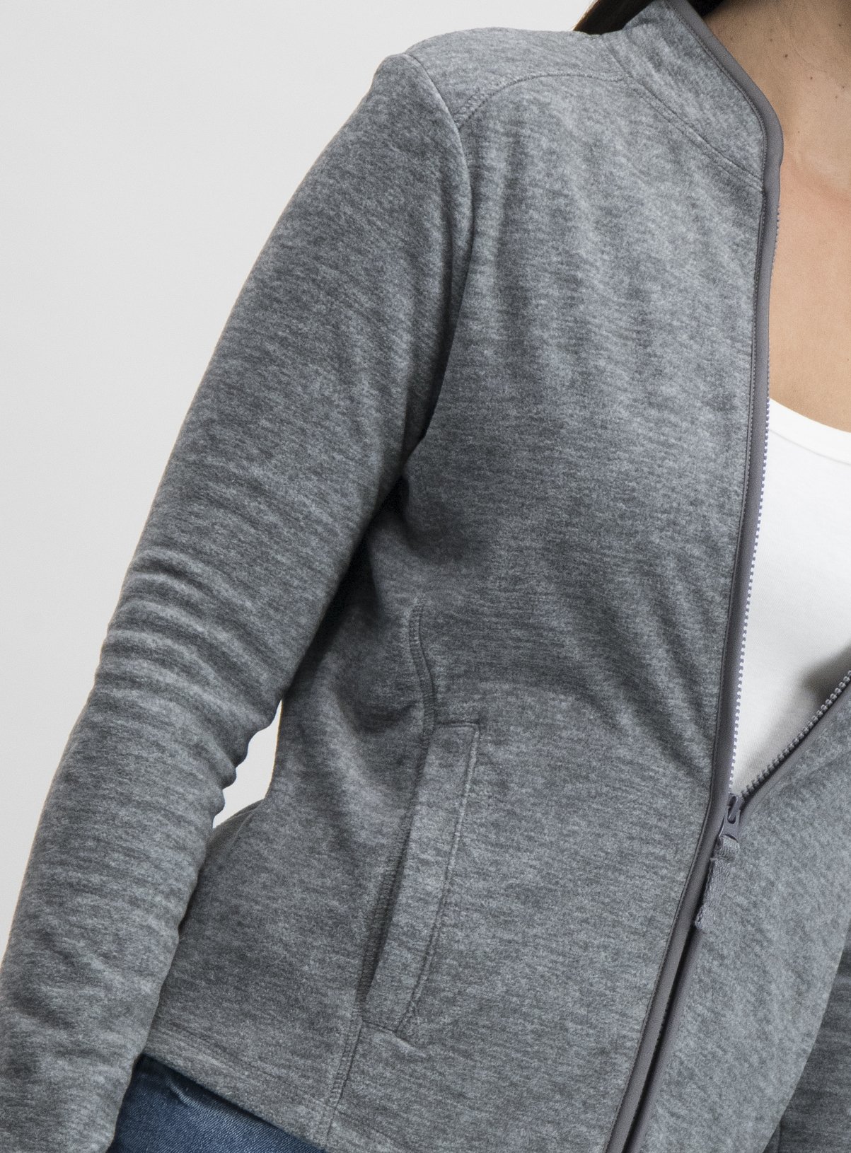 Grey Zip Front Fleece Review