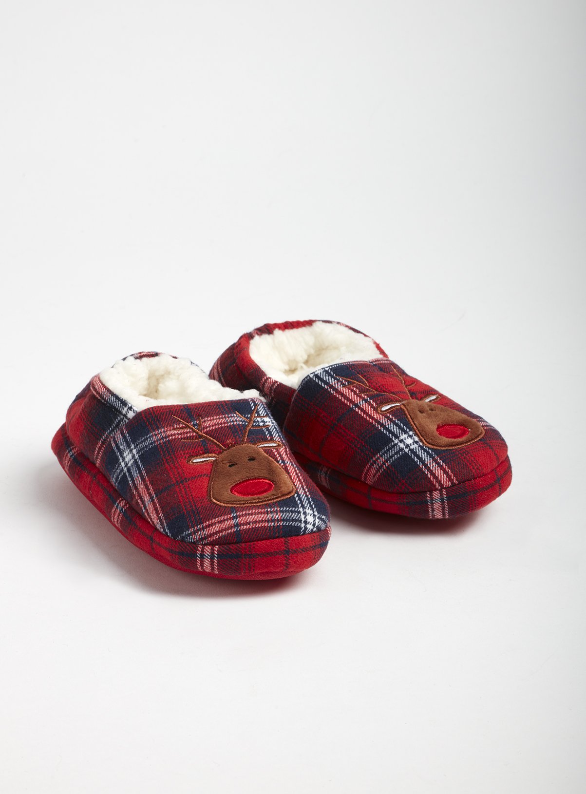tartan slippers