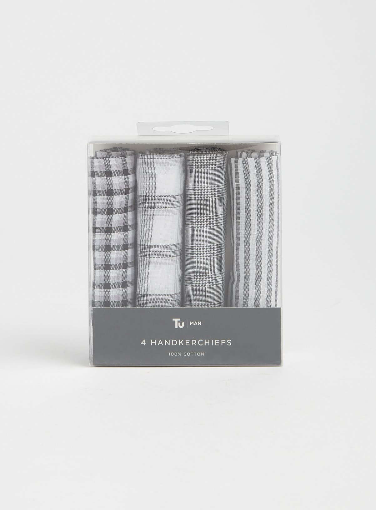 Multicoloured Check Cotton Handkerchiefs 4 Pack Review