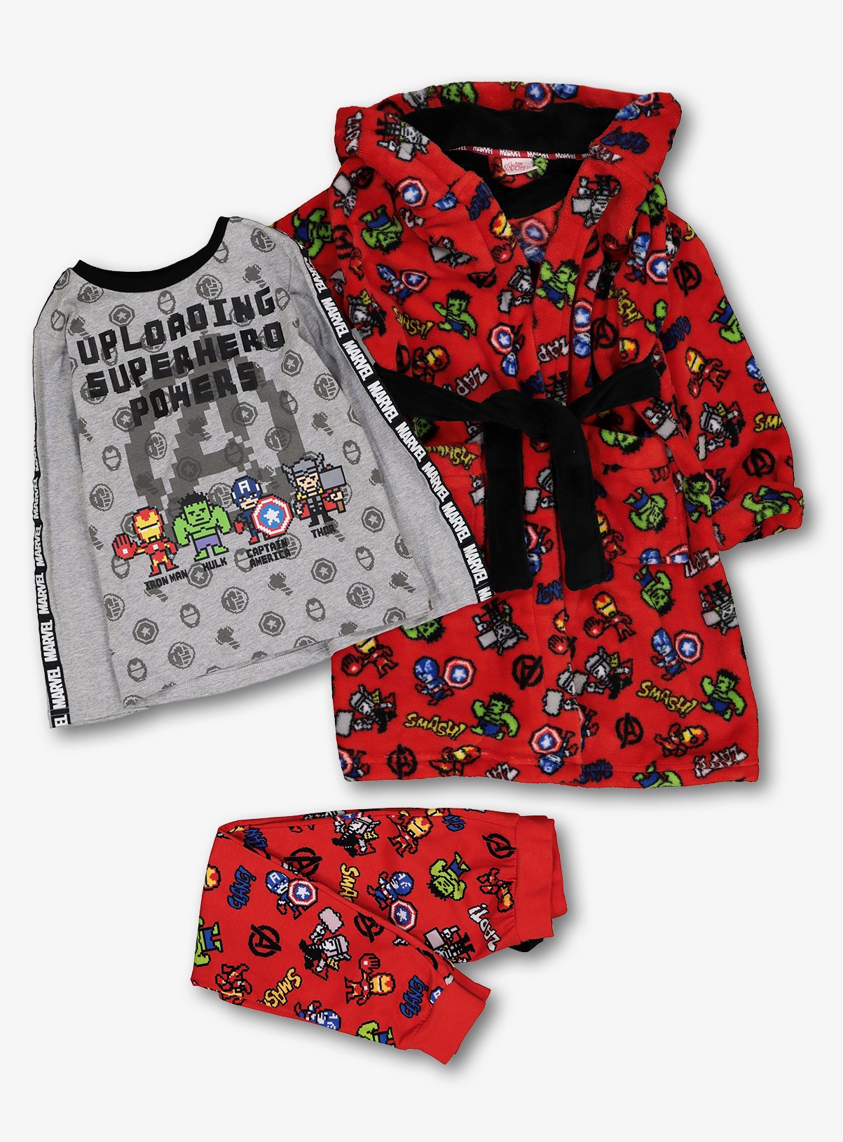 boys avengers dressing gown