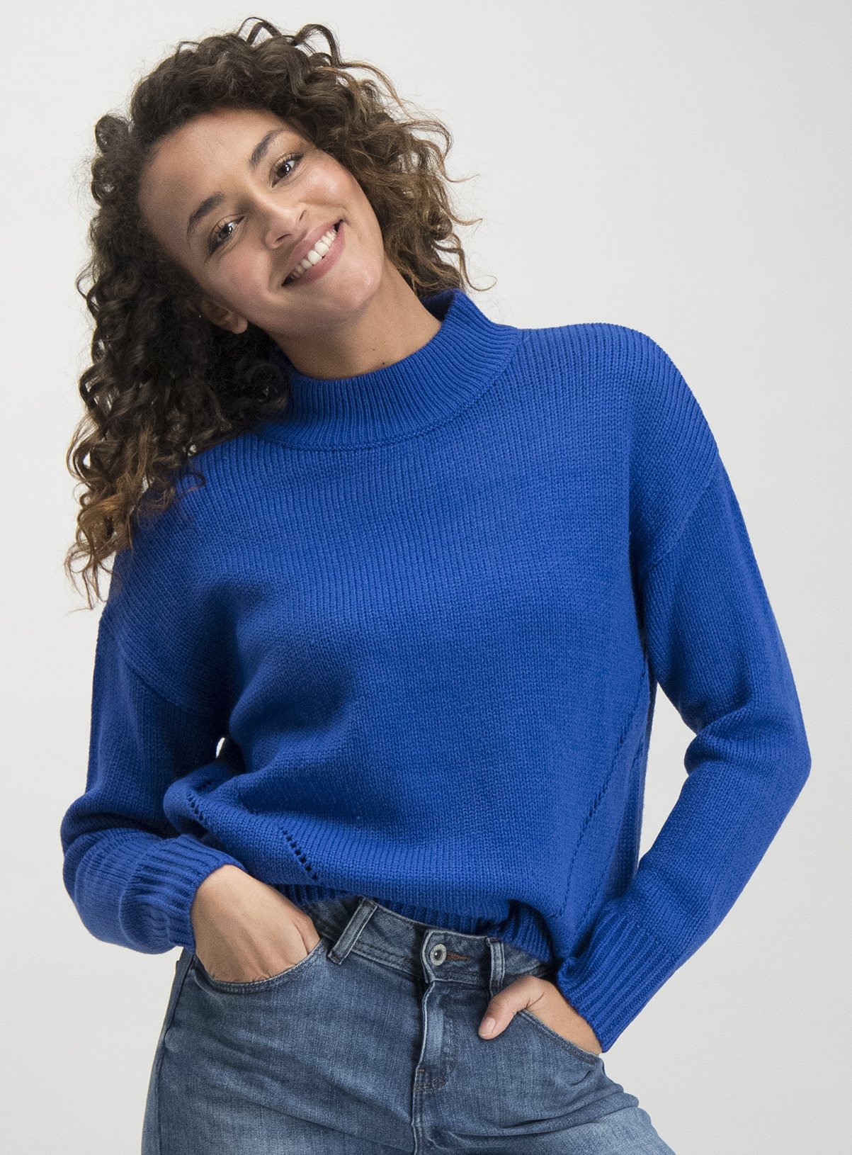 mens cobalt blue jumper