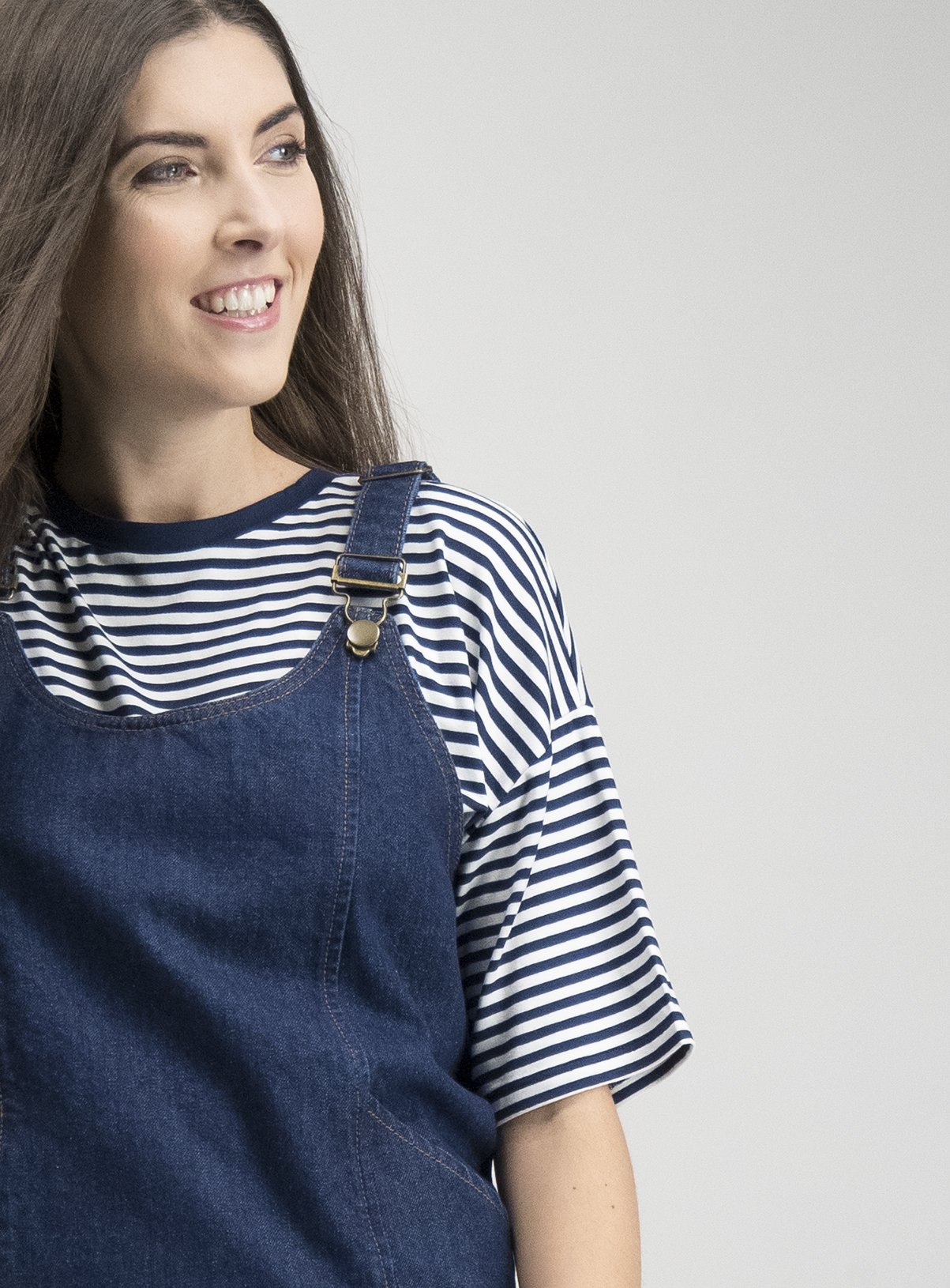 Dark Denim Pinafore Dress Review