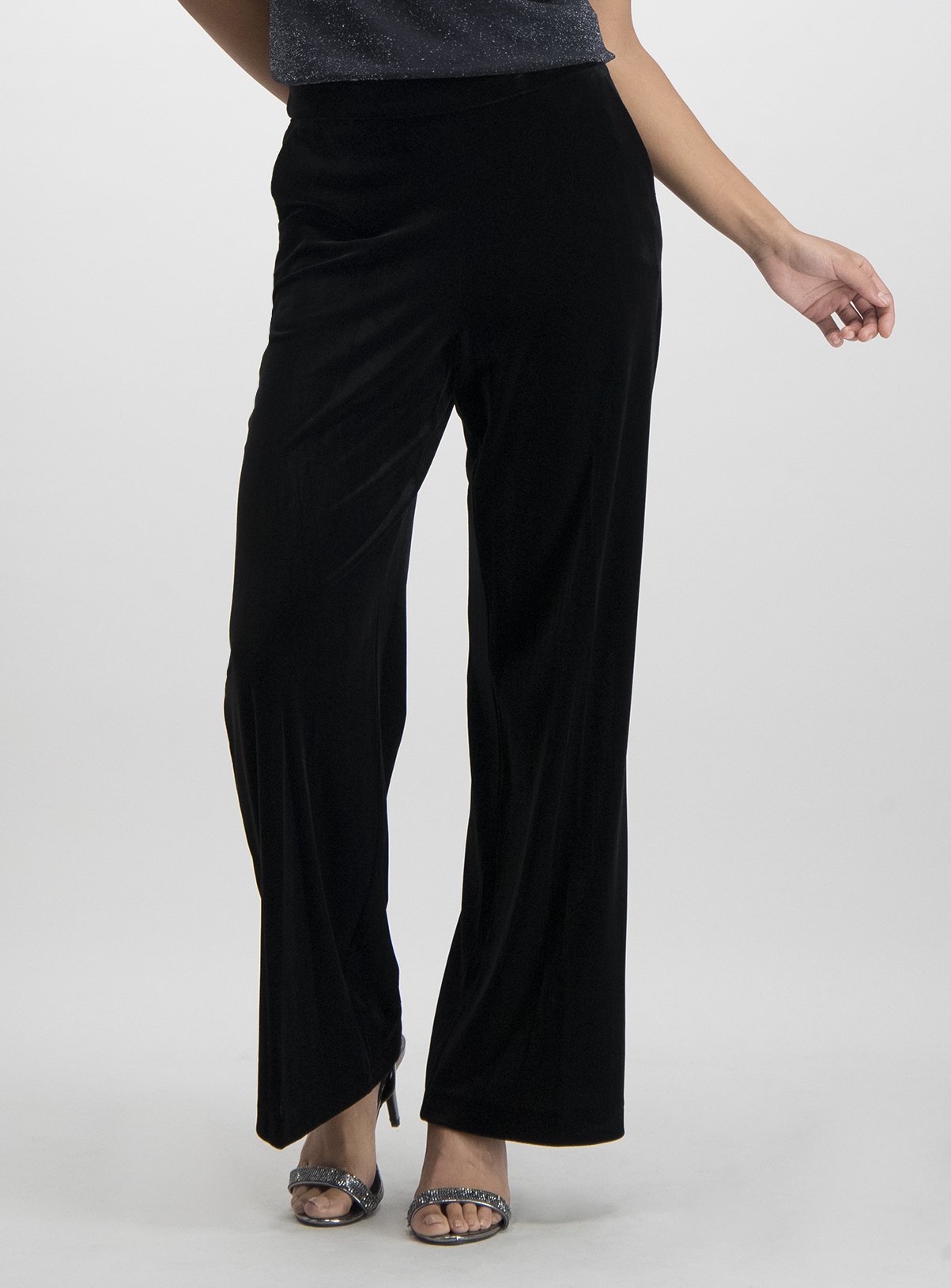 black evening trousers