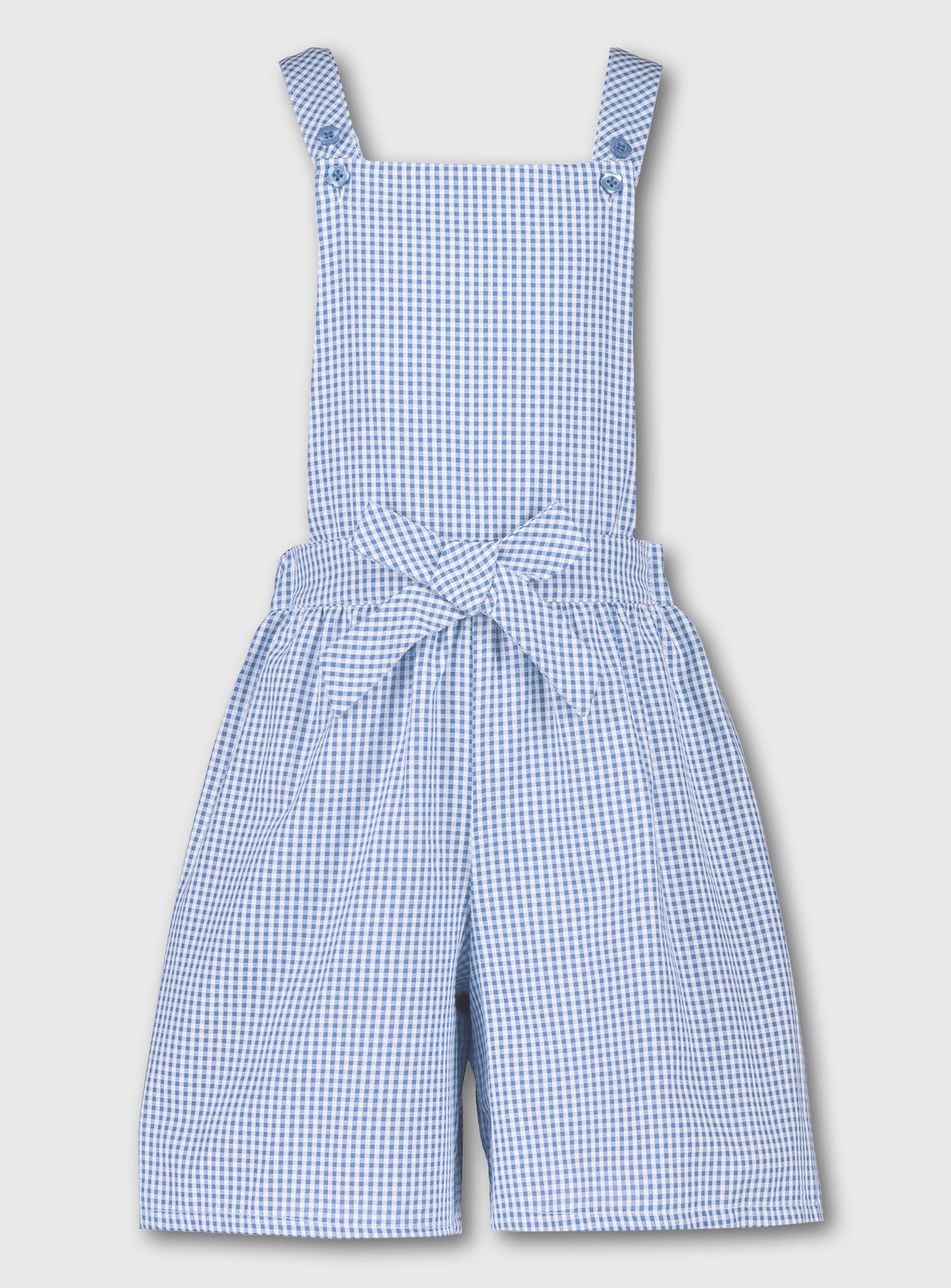 blue gingham school blouse