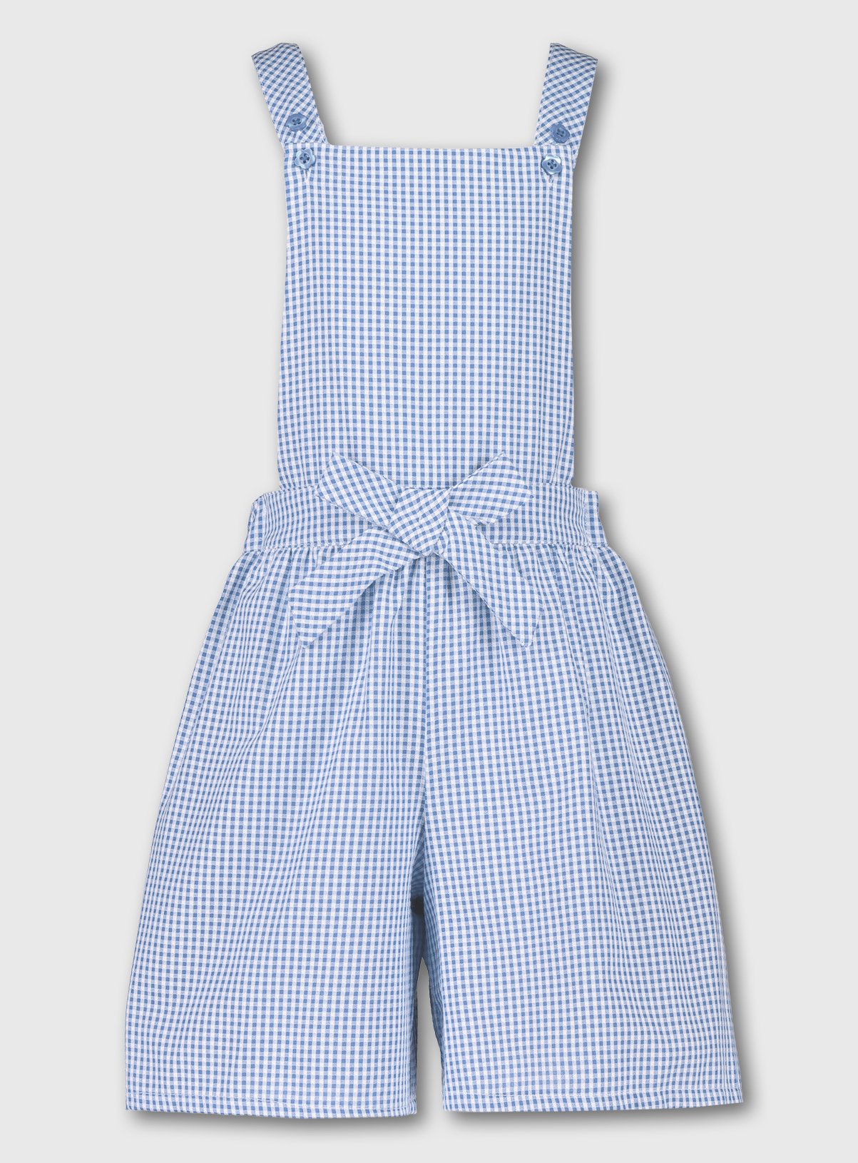 blue gingham school blouse