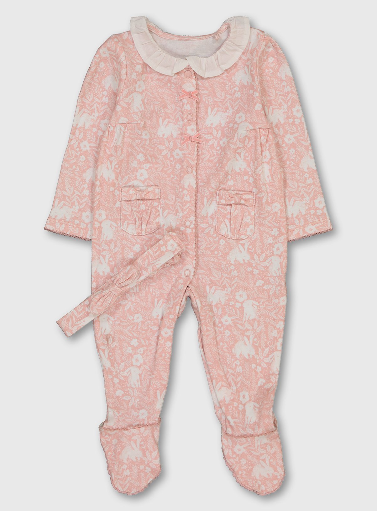 bunny sleepsuit