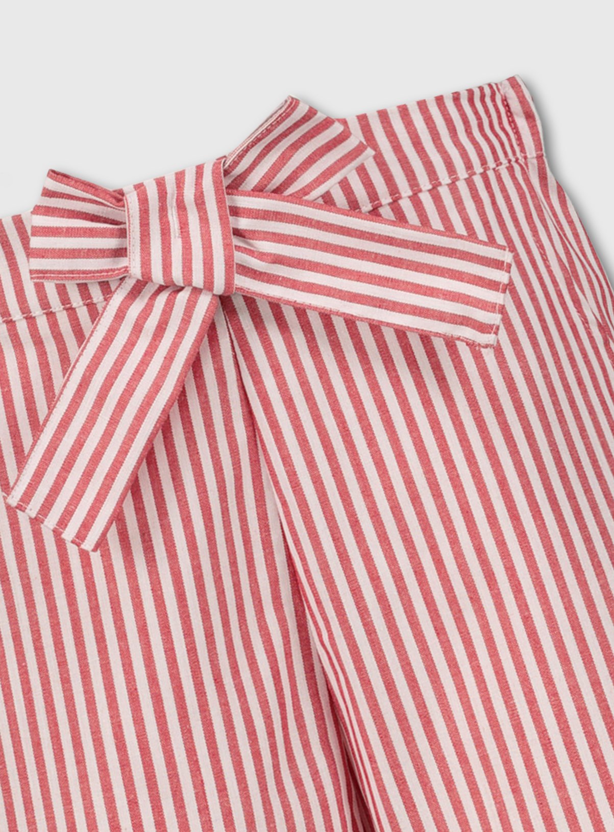 Red & White Stripe School Shorts Review