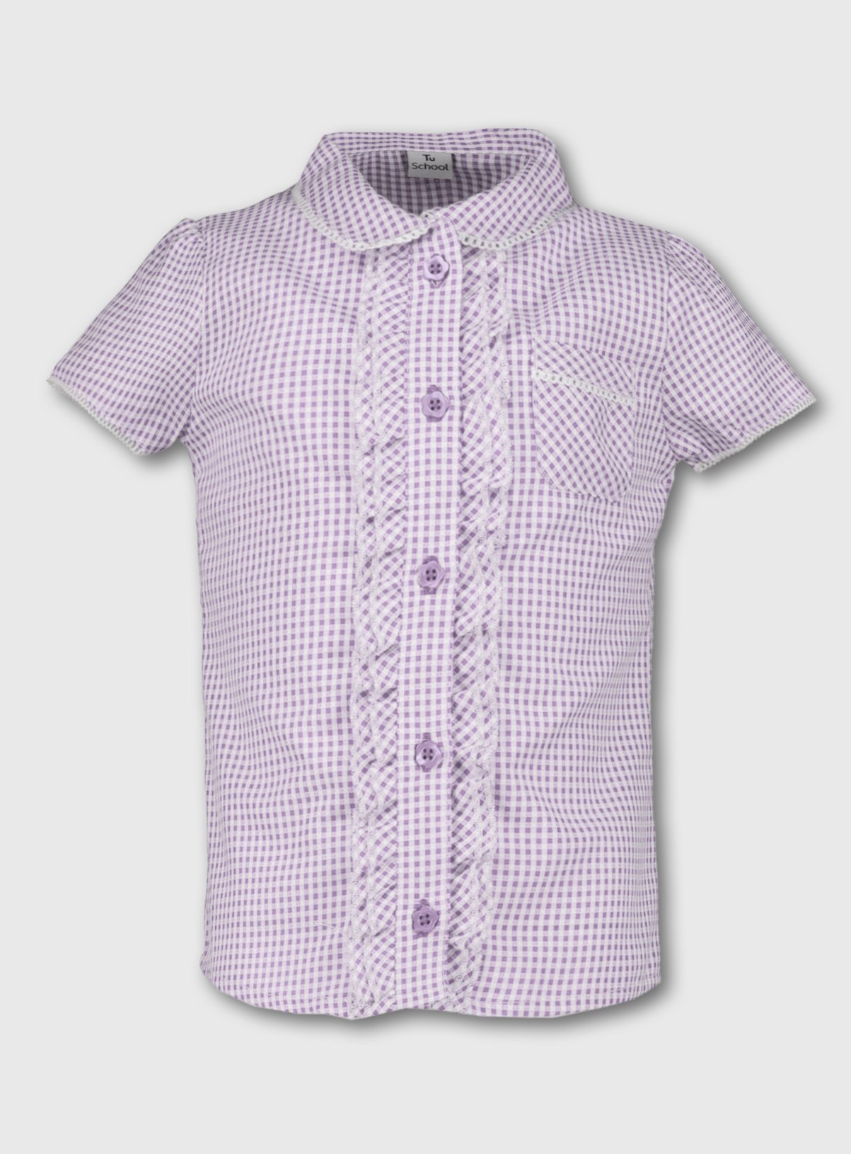 Lilac Gingham School Blouse Review