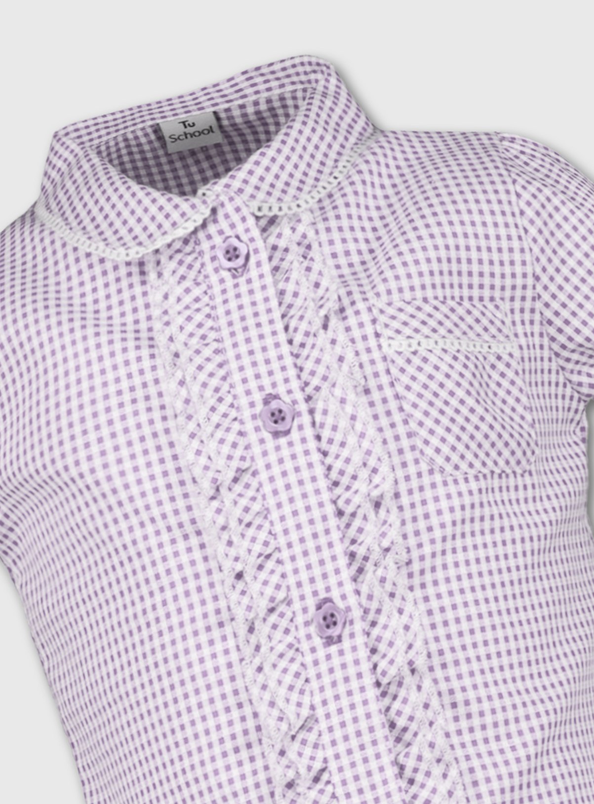 Lilac Gingham School Blouse Review