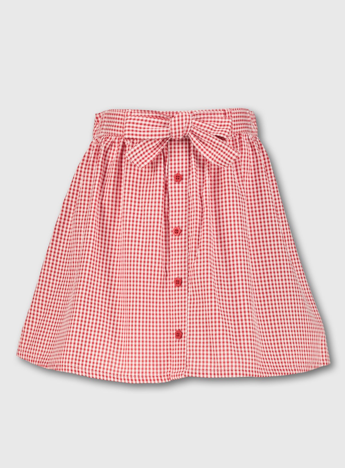 Red Gingham School Skirt Review