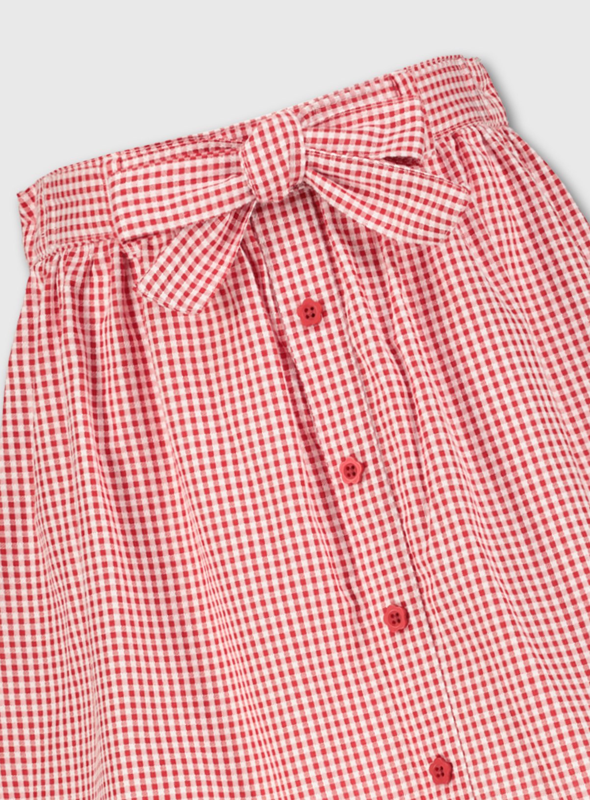 Red Gingham School Skirt Review