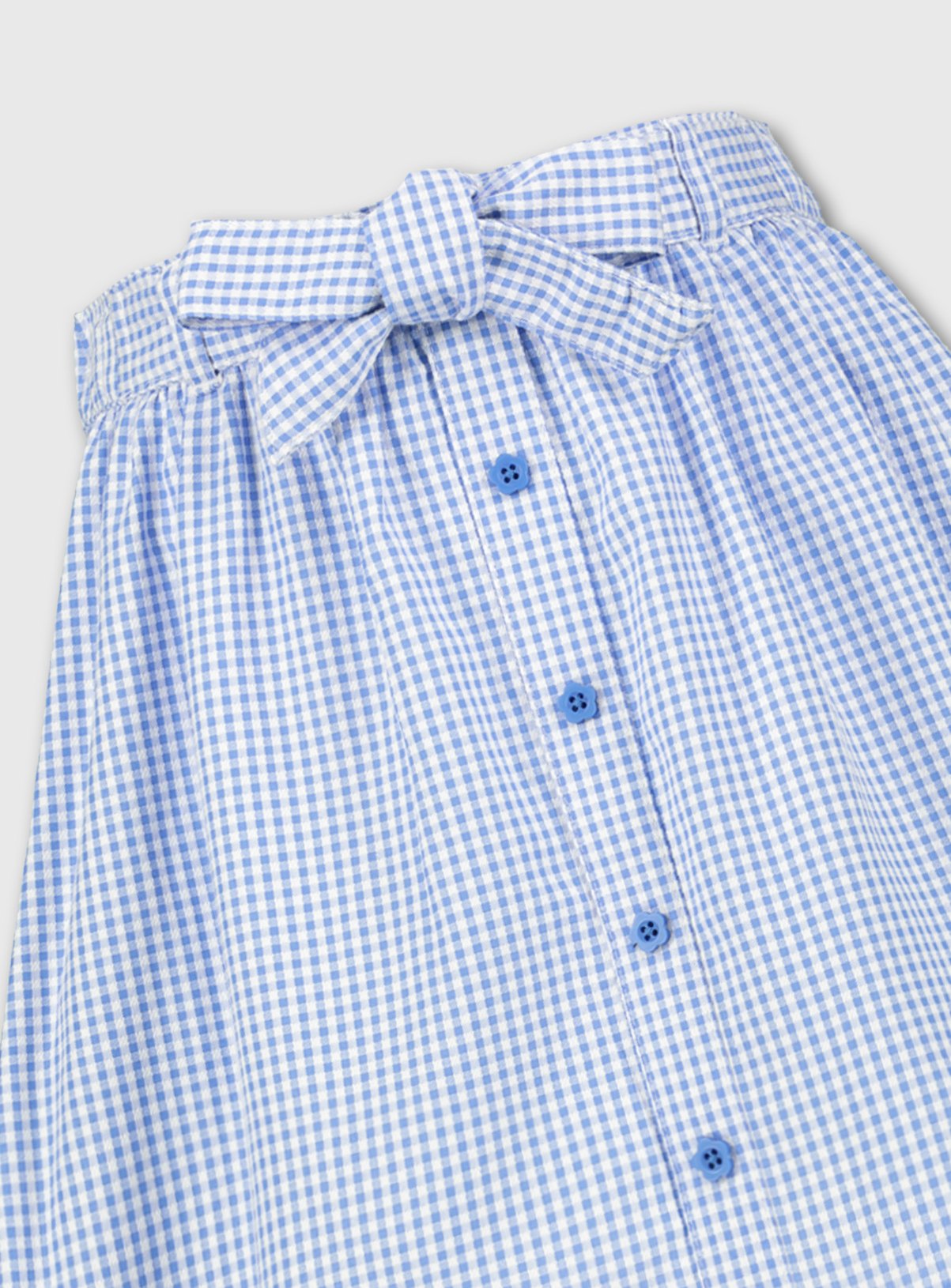 Blue Gingham School Skirt Review