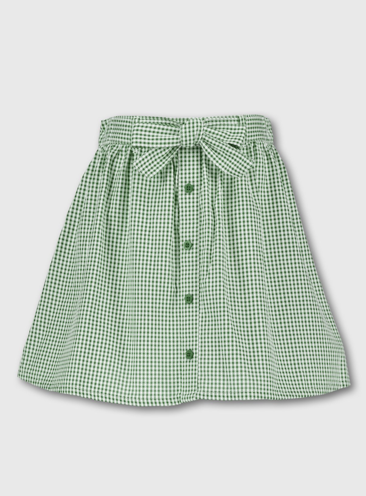 Green Gingham School Skirt Review