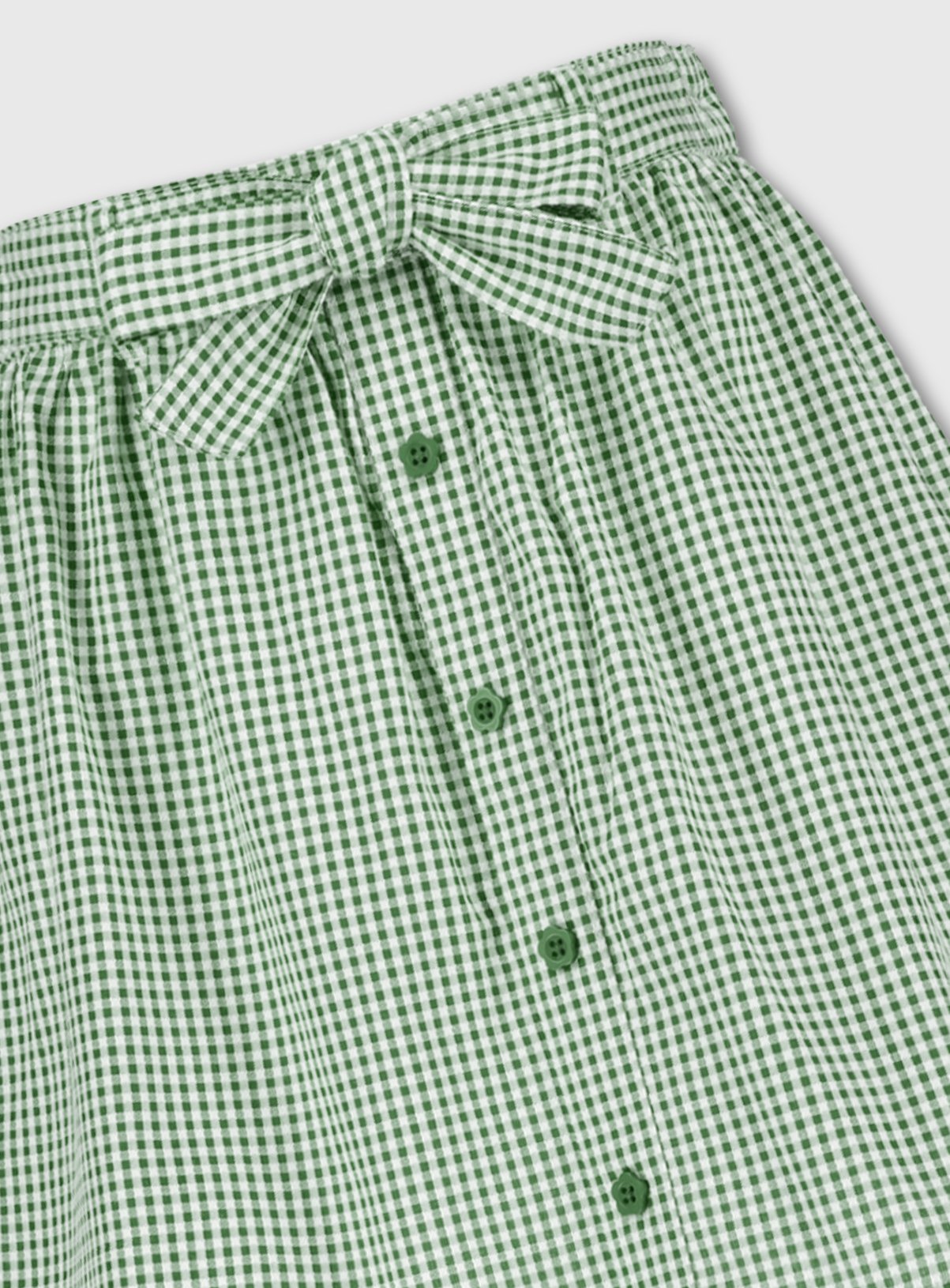 Green Gingham School Skirt Review