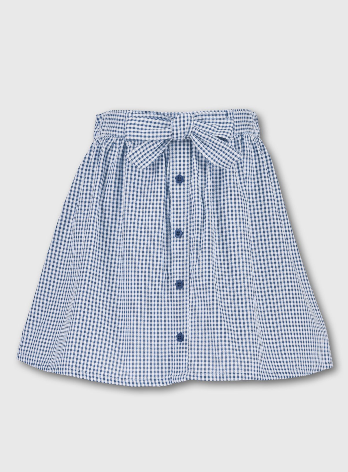 Navy Blue Gingham School Skirt Review