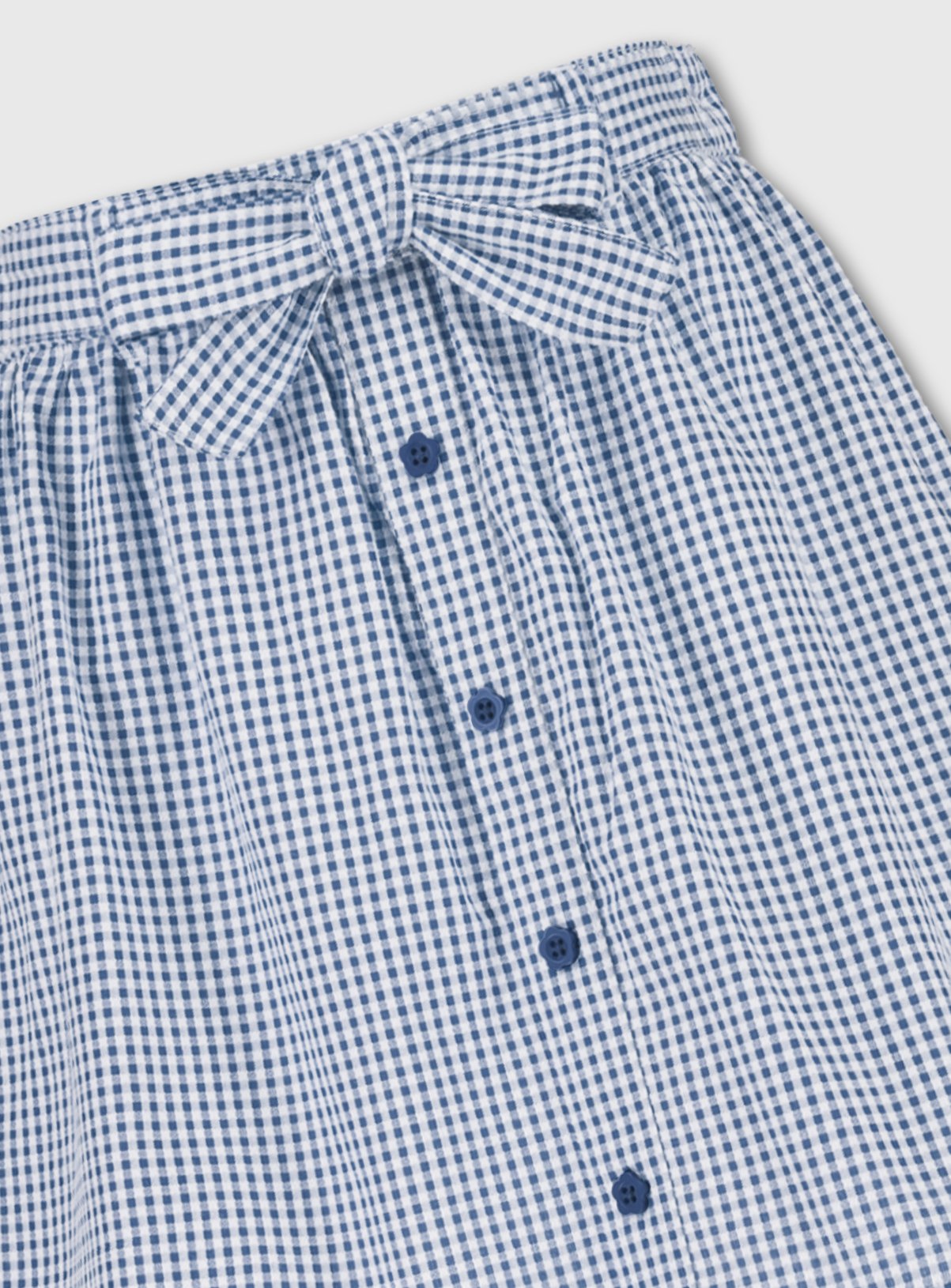 Navy Blue Gingham School Skirt Review