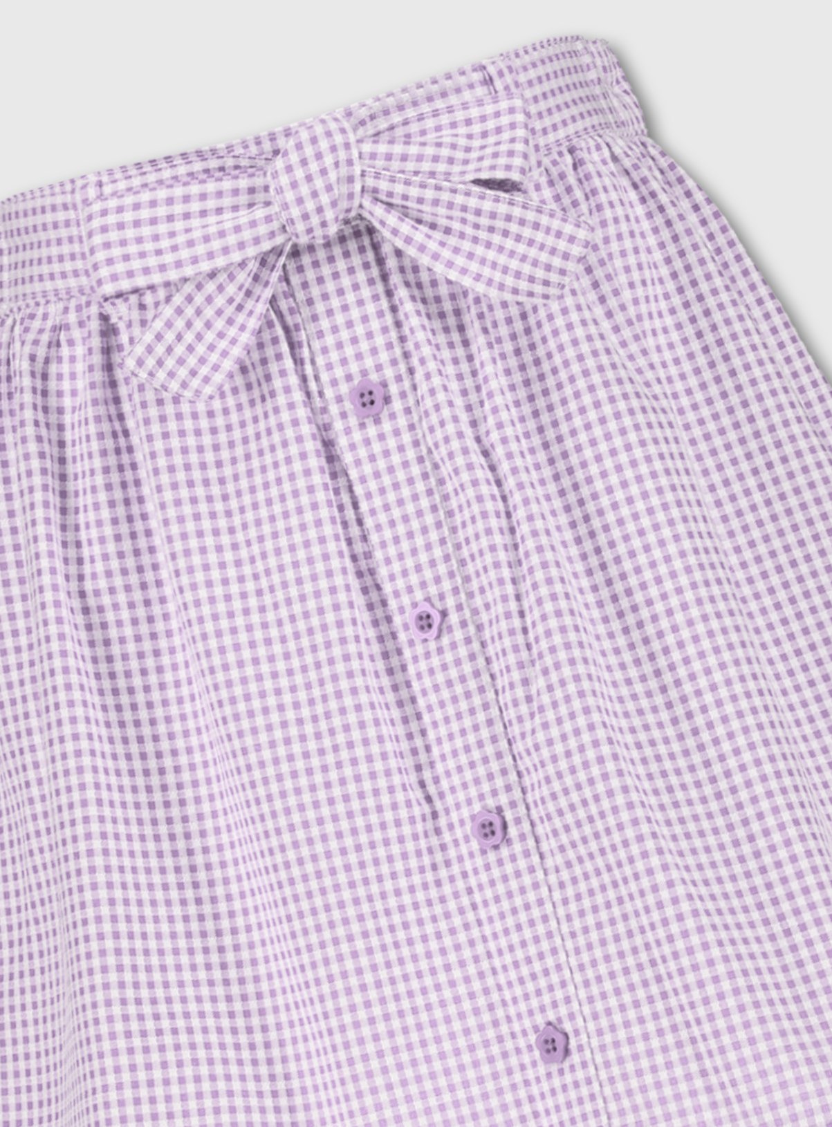 Lilac Gingham School Skirt Review